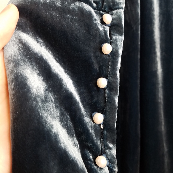 Charles Henry Velvet Pearl Sheath Dress XS - Picture 8 of 16